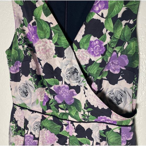 Women's O The Oprah Magazine Collection For Talbots Full Of Posey’s Dress Purple - Picture 6 of 11